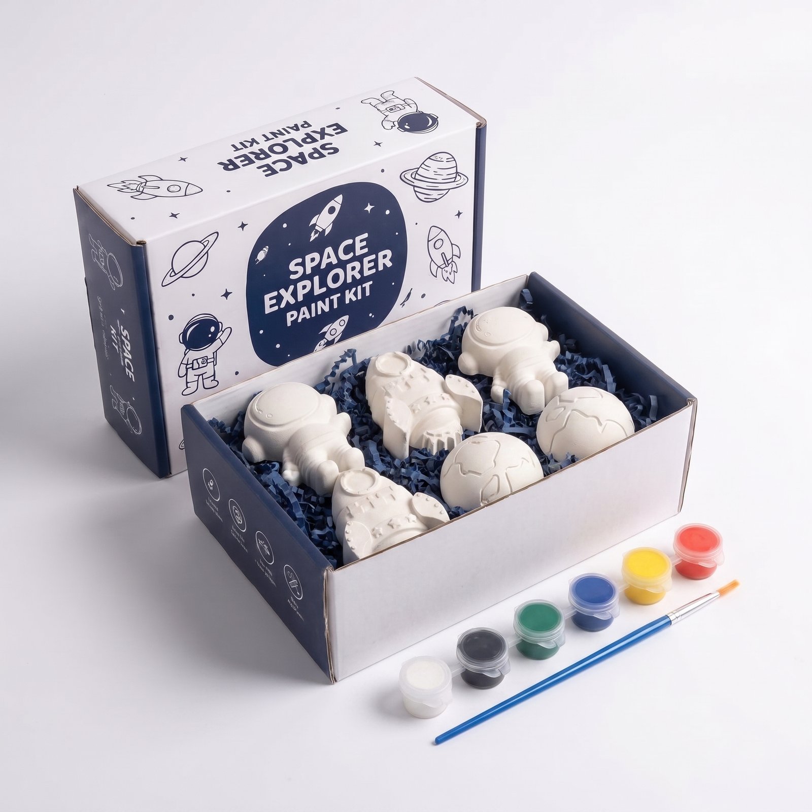 Large: Astronauts Kids Painting Kit