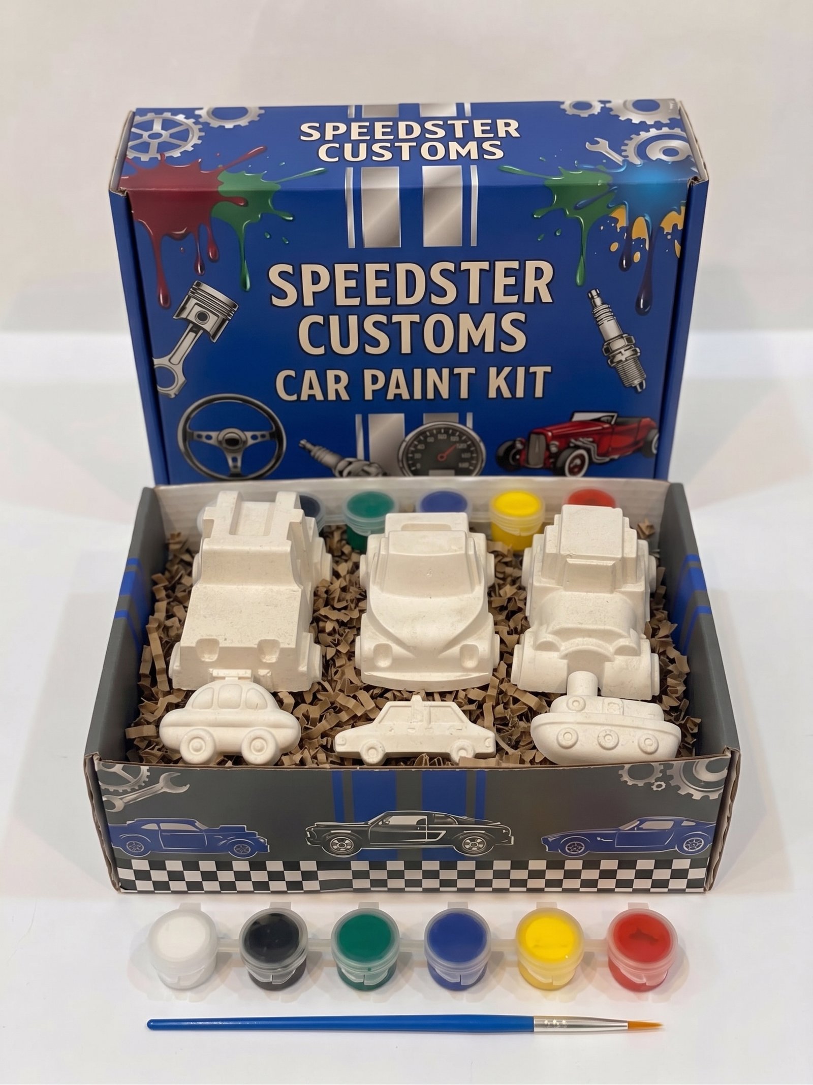 Large: Cars Kids Painting Kit