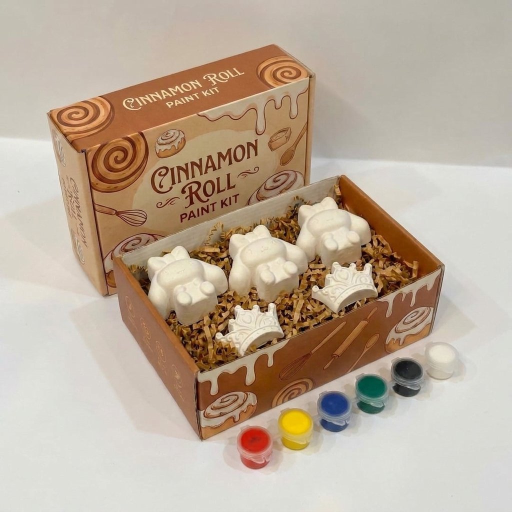 Medium: Cinnamon Roll Kids Painting Kit